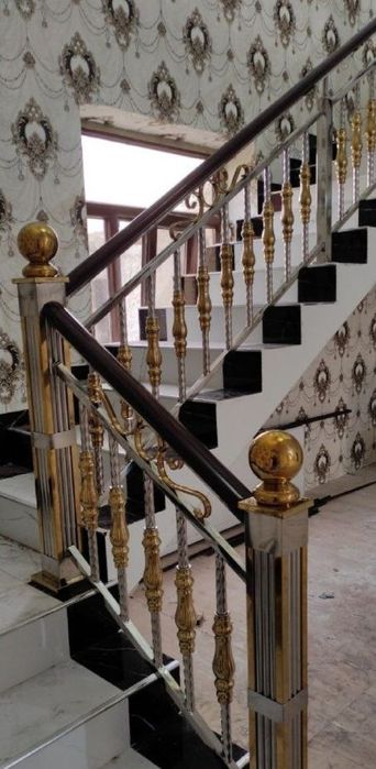 Мастер Perila Nerjaveyka Reshotka Panjara Naves, перила из Нержавейки