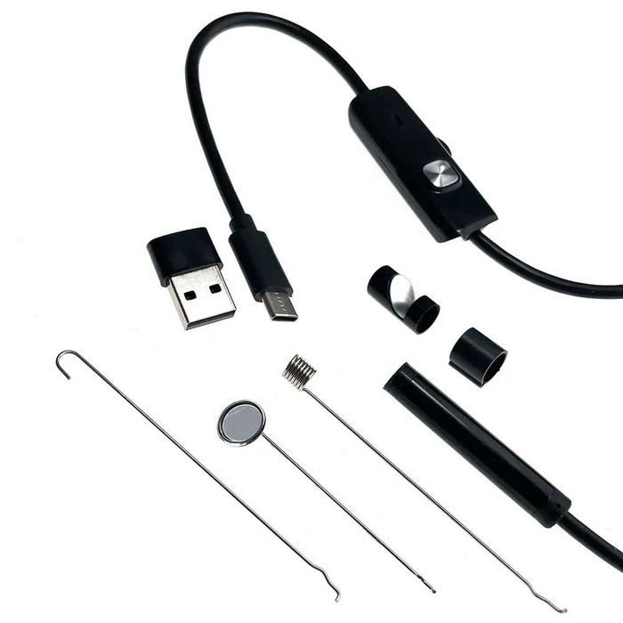 Эндоскоп/видеоэндоскоп IP67 FullHD с подсветкой Android Windows 2-10м.