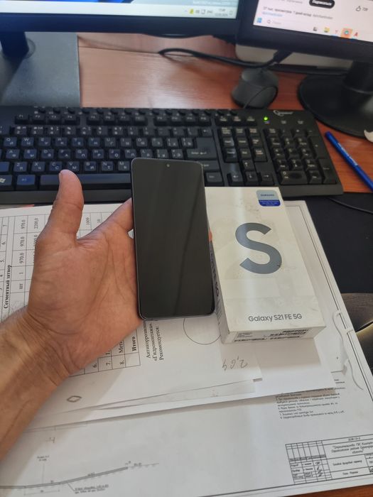 Samsung S21Fe 8/128gb ideal iwlawi zur aybi yuq tozza telefon