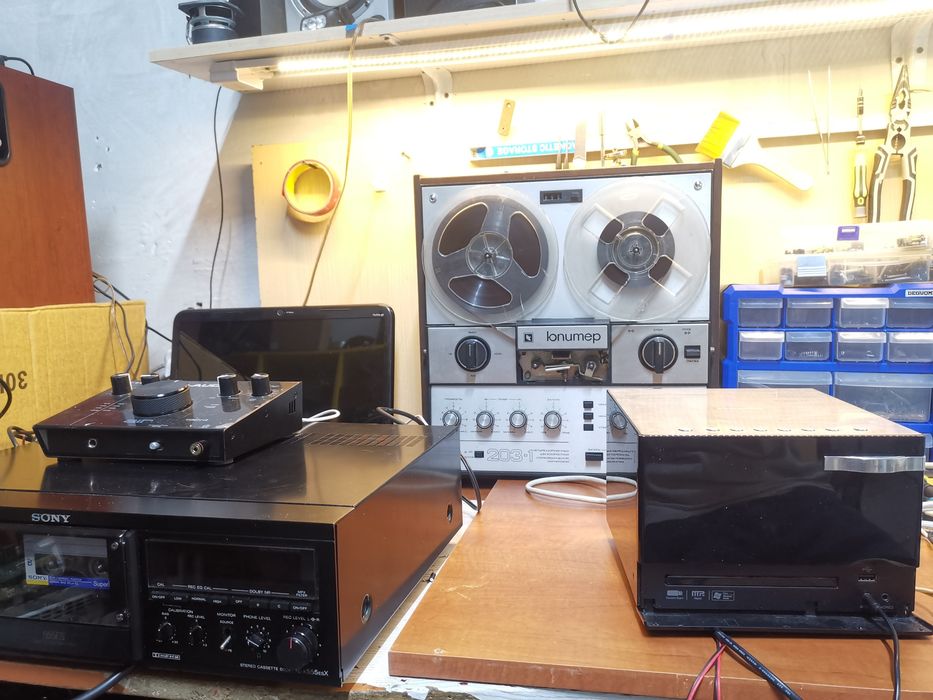 Ремонт настройка  колонок, усилителей, проигрывателей винила