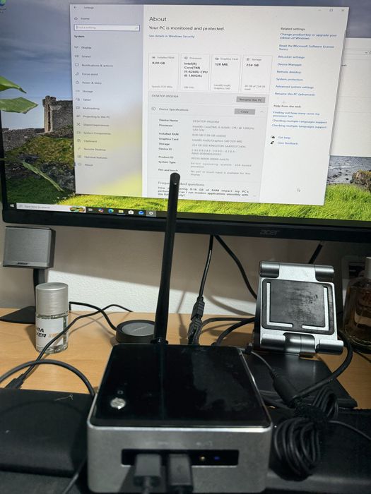 MiniPC IntelNUC i5 6250U 8gb ddr4 256ssd