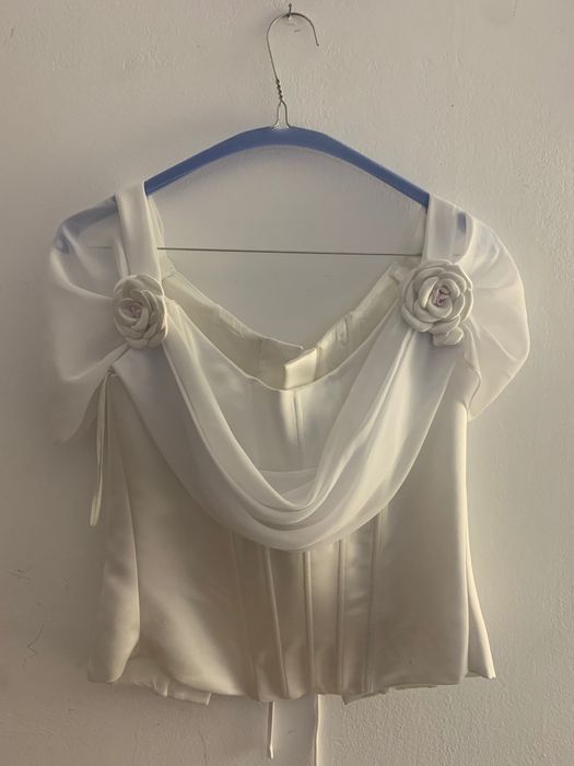 Rochie mireasa Agnes Toma Black & White marime S noua neimbracata