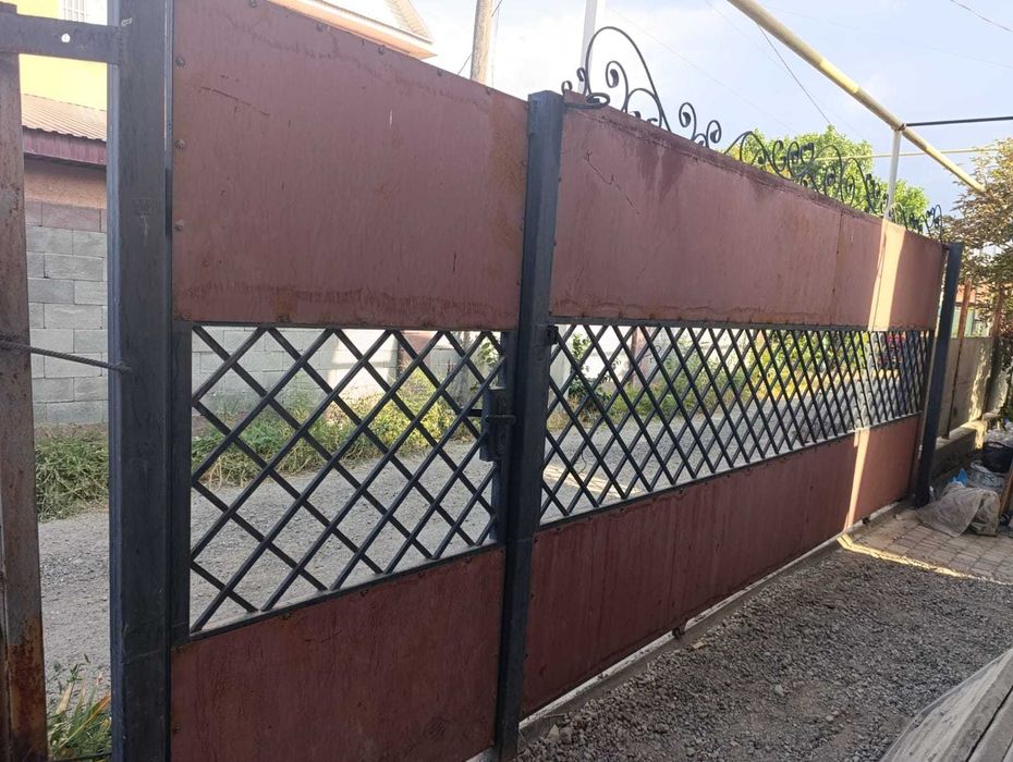 Ворота с калиткой 400000