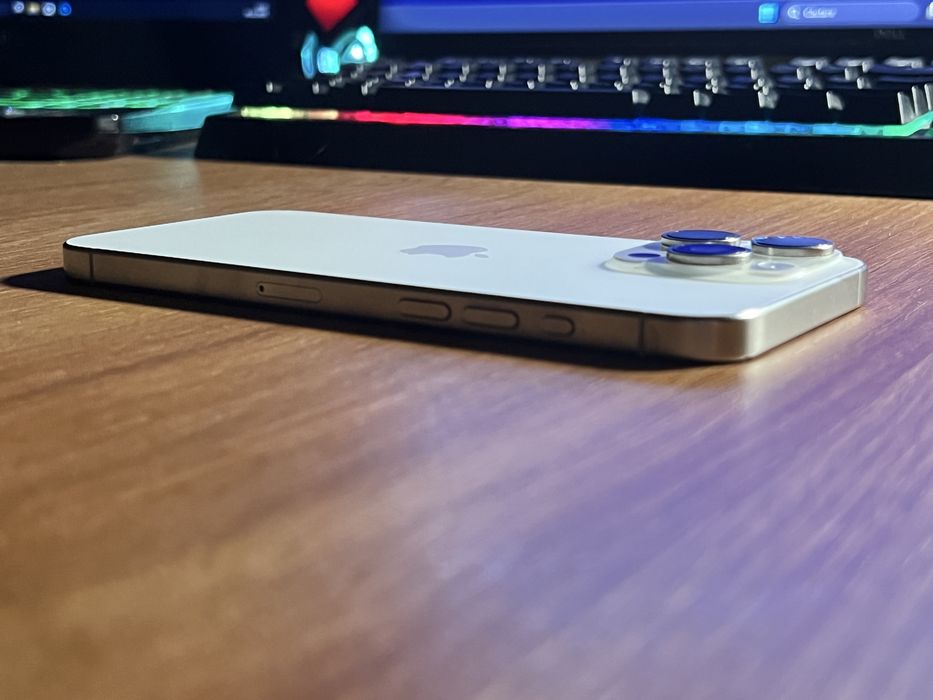 iPhone 15 Pro Max 256 Gb Alb Impecabil White Titanium