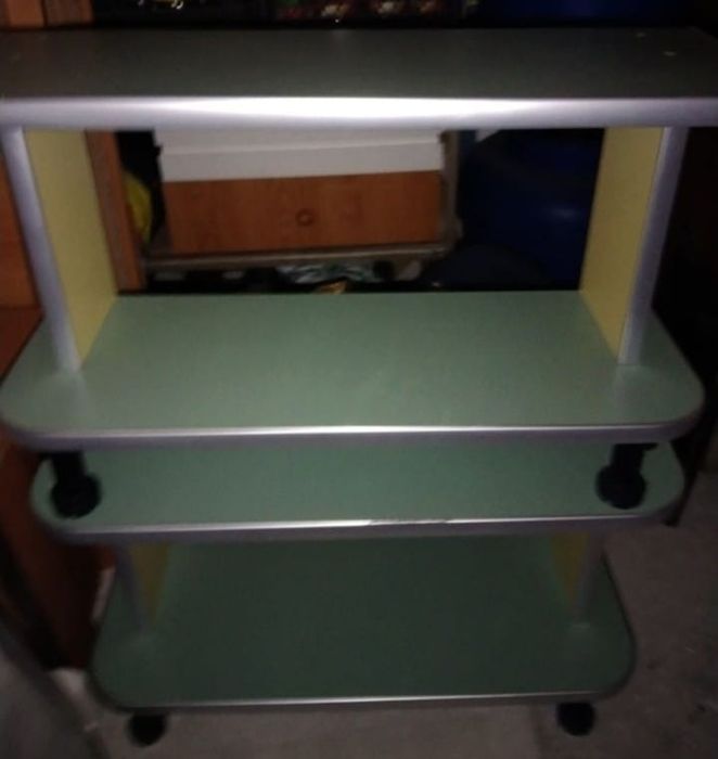 Etajera-dulap suspendat 2 buc/3 Noptiere sau masa cafea spații mici