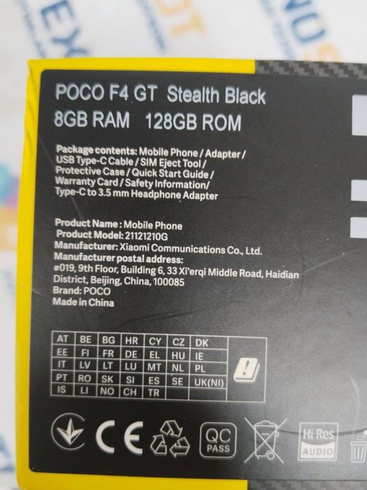 POCO F4 GT (Stealth Black)