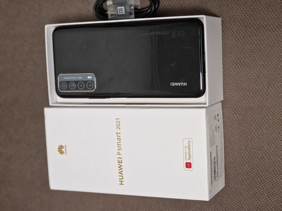 Huawei P Smart 2021 negru 128g impecabil