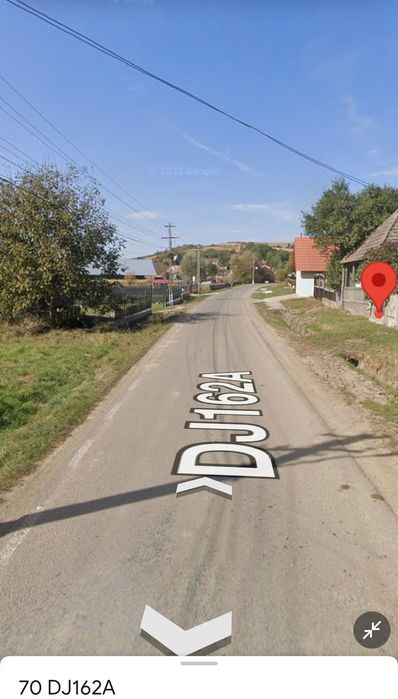 Teren intravilan 800 mp STRADAL DJ162A Cozma Mureș | 16 ml deschidere | Proprietar
