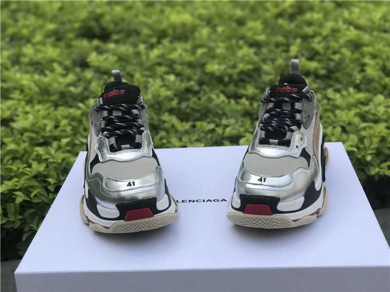 Balenciaga Triple S - Black/Dark Green/Sky Blue