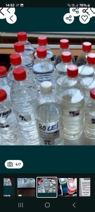 Bază țigarea electronică glicerina vegetală vg 99.9% și propilenglicol 99.5 %