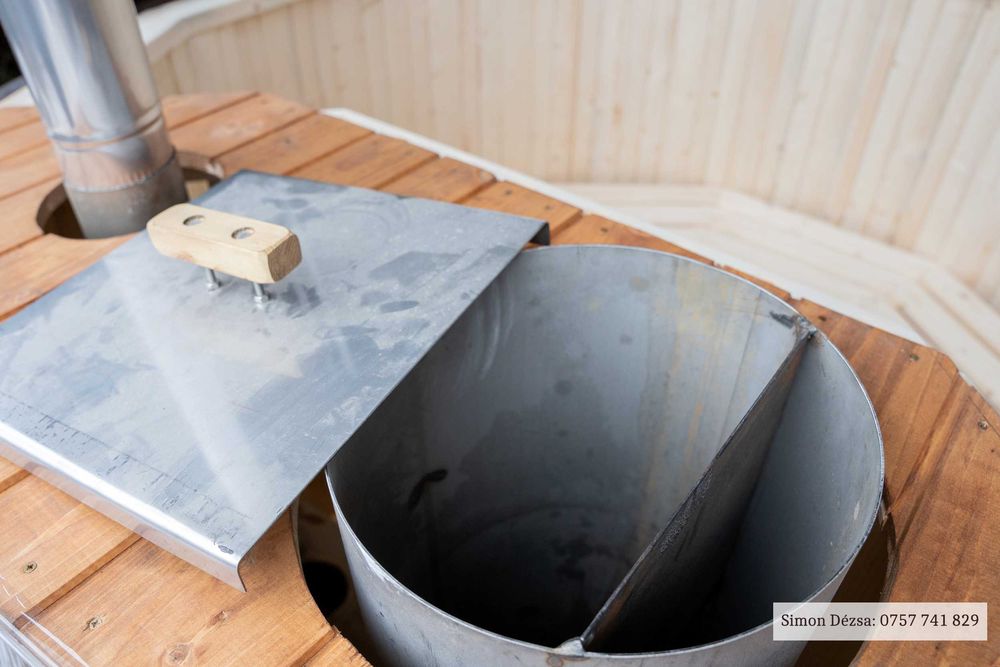 Ciubar din lemn cu soba inox si toate componentele inclus in pret!