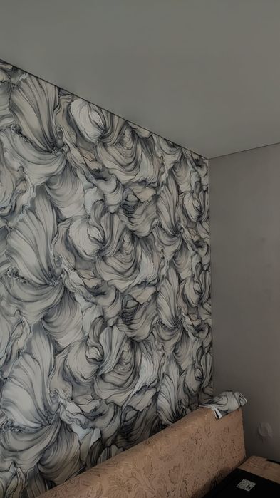 Поклейка всех видов обоев