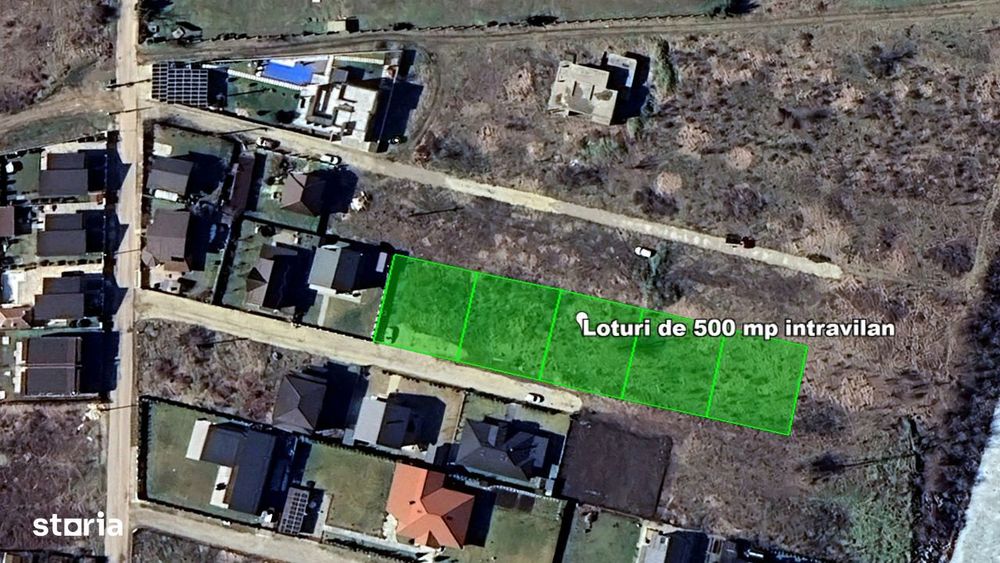 Loturi intravilane 600 mp langa malul lacului in Ostratu