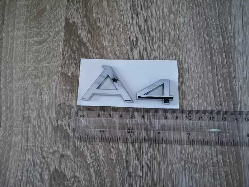 сребриста емблема Audi A4