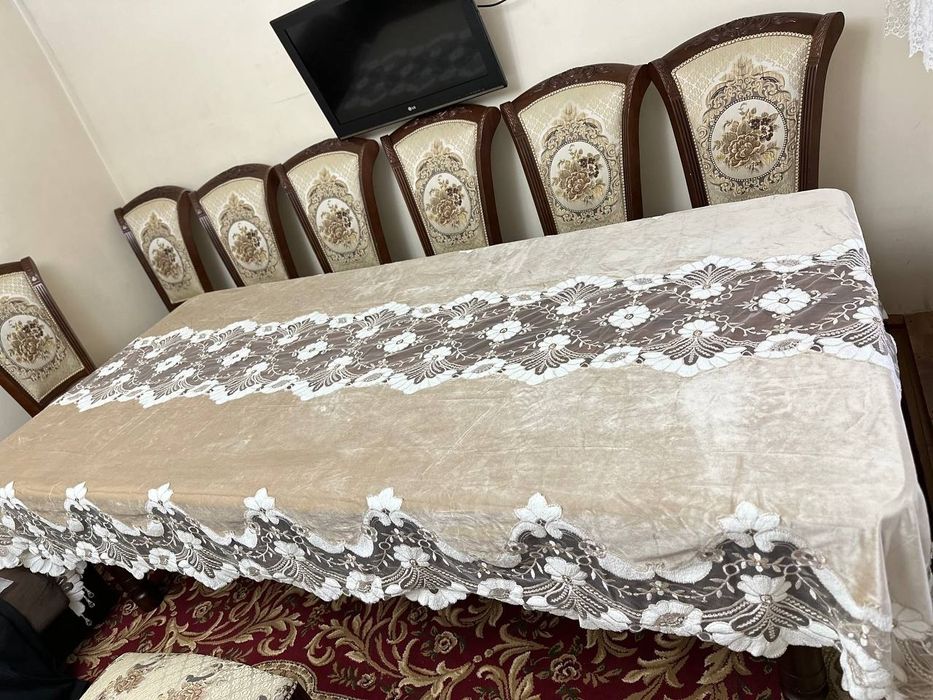 10 кишилик стол стул