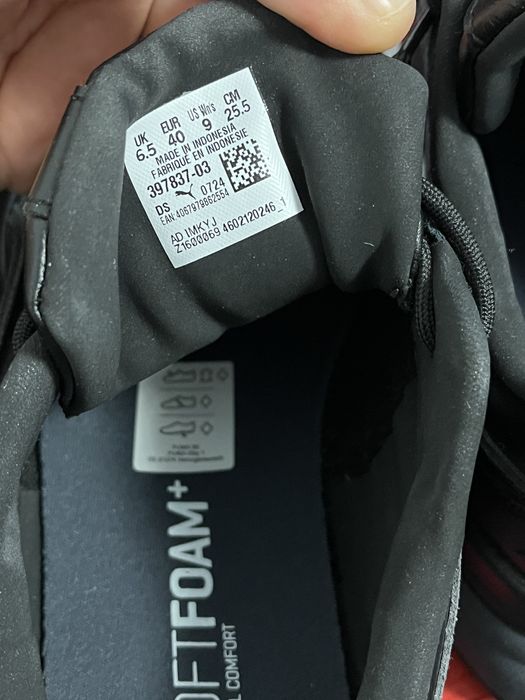 Adidași PUMA Cilia Mode Negri - Mărimea 40 (25cm)