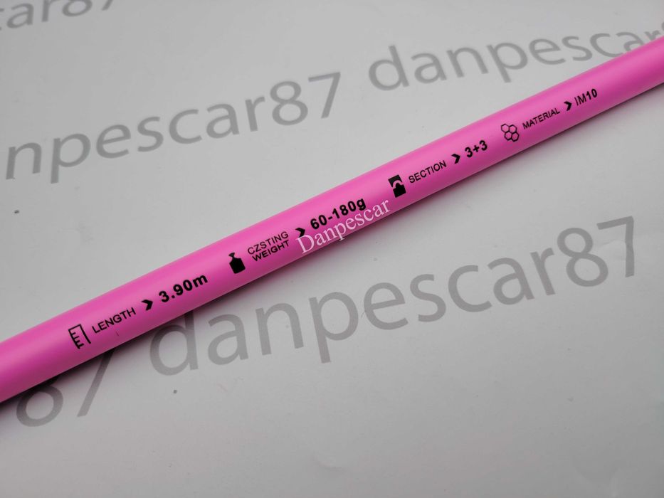 SET FEEDER Lanseta PROFL Black FORCE PINK 3,90m SI Mulinetă  CD6500