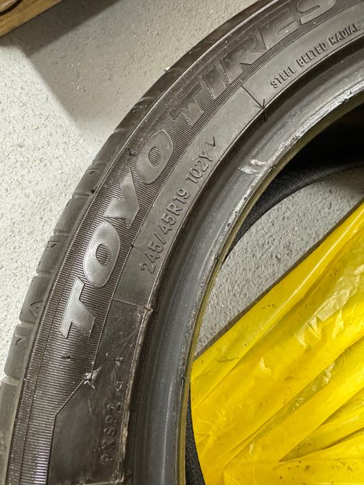 Летни гуми TOYO PROXES SPORT 2 -  245/45/19  102Y (цената е за 4 бр.)