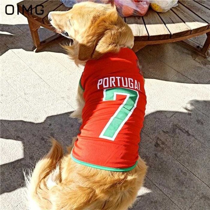 Нова светлоотразителна жилетка и футболна дреха куче среден размер М