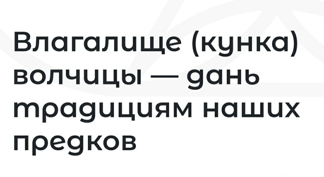 Влагалище волчицы - мощный звериный оберег с отчиткой духа