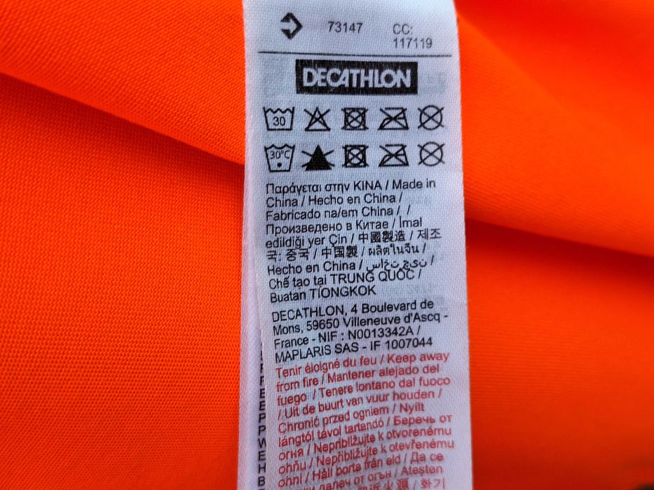 Decathlon | bust 120 cm | tricou barbat mar. 52 - 54 | L - XL