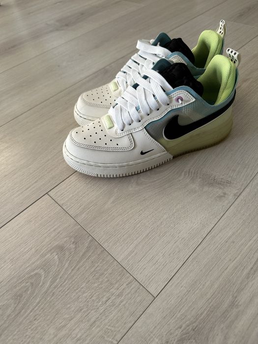 Adidasi Nike Air force 1 fluorescenti