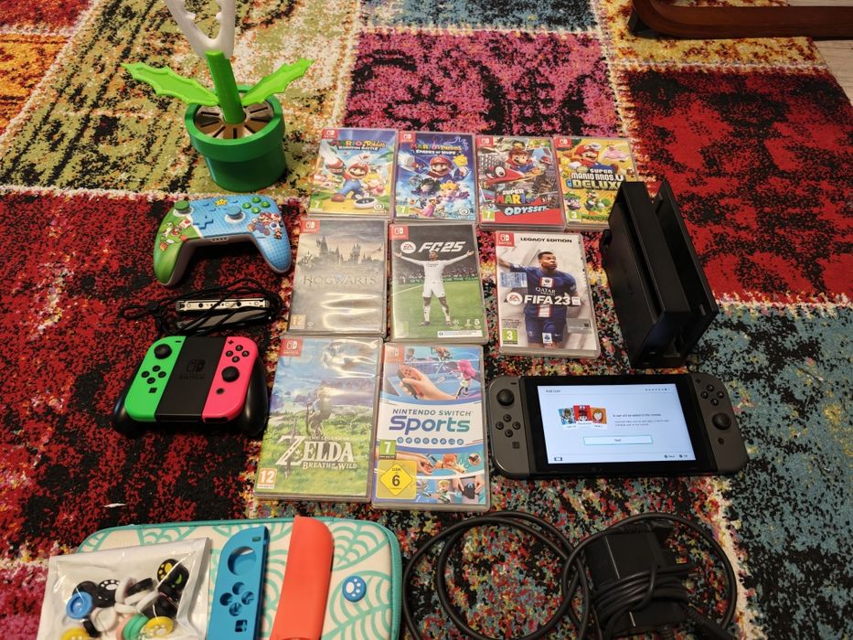 Nintendo Switch Pachet Jocuri si Accesorii