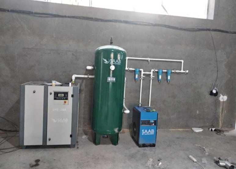 винтовой компрессор  инвертор E50A/10bar - 37kw BLOK BAOSI