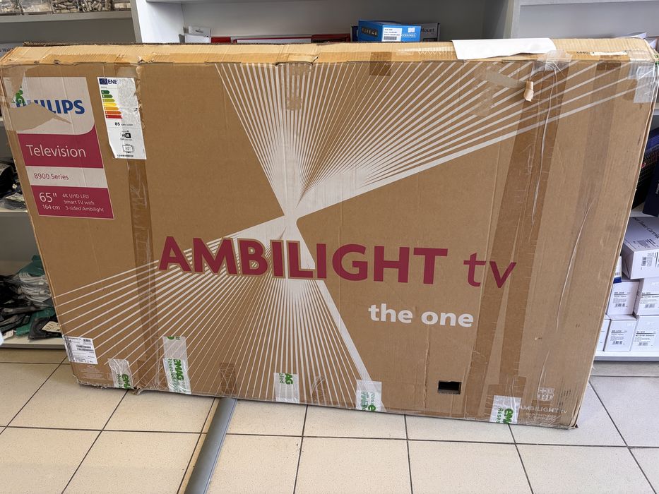 Philips AMBILIGHT tv LED 65PUS8919, 164 cm, Smart TV