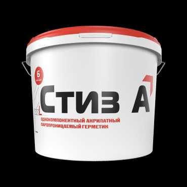 Стиз А и B акрилатный паропроницаемый герметик, ведро 7 кг