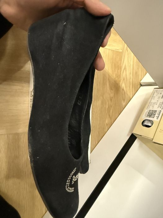 Туфли замшевая. 39р