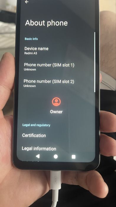 REDMI A5 64gb 3gb ram ca nou