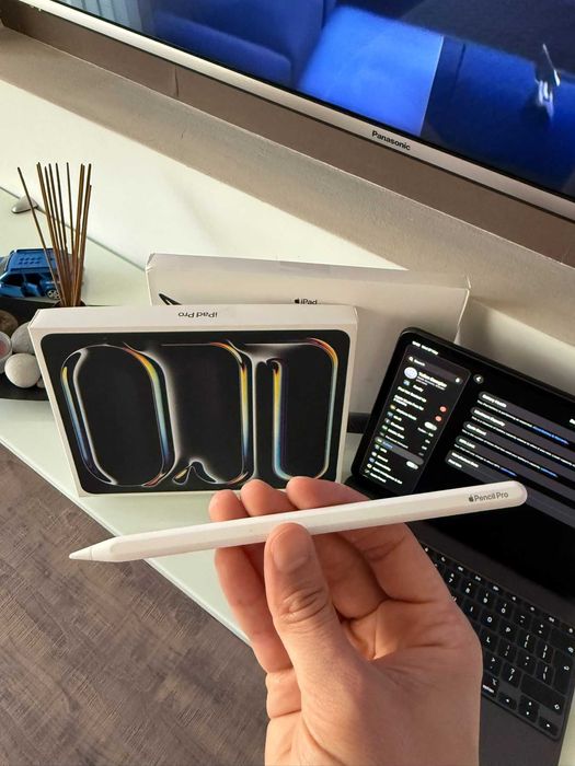 ++ Нов ++ iPad Pro 13 M5 16 1TB Nano Glass + Magic Keyboard + Pencil Pro