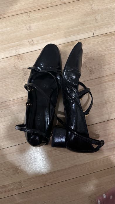 Кожаные туфли Massimo Dutti в хорошем состтянии