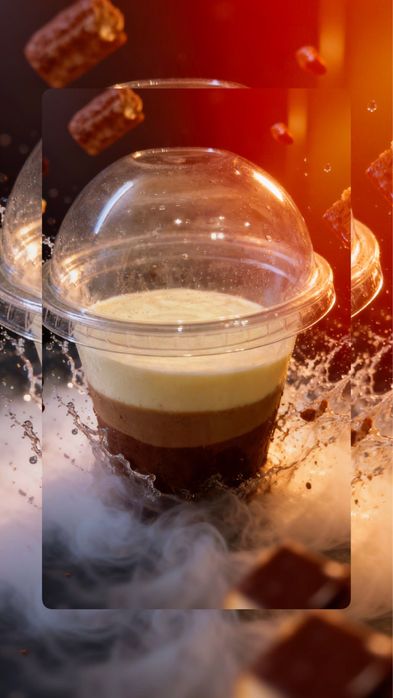 Десерт «Три шоколада»