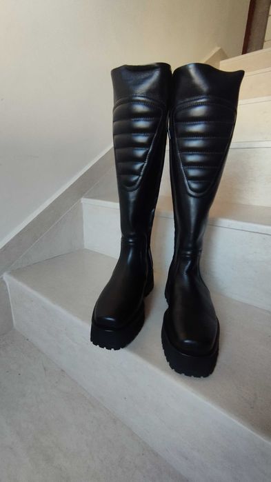 Ботуши естествена кожа 38 номер