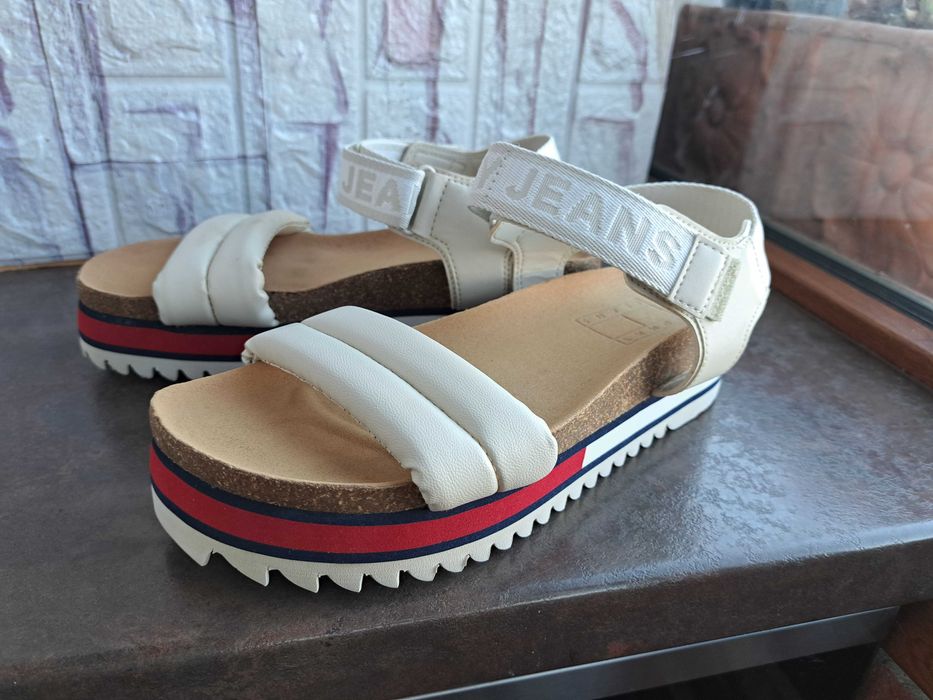 дамски сандали,летни отворени обувки,спорти сандали на платформа,Tommy Hilfiger