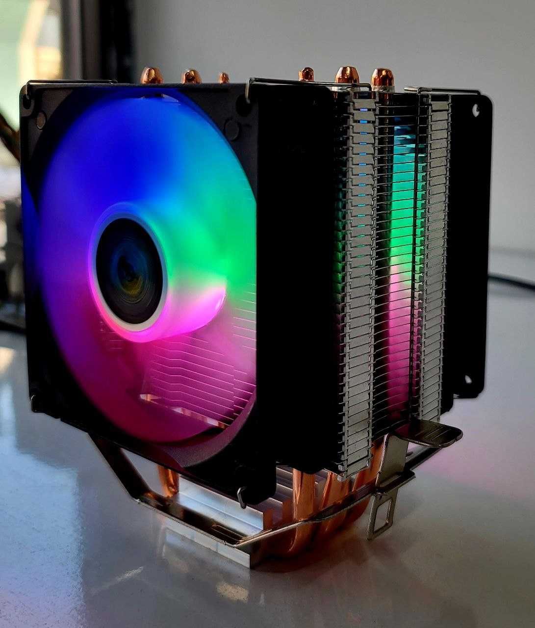 Башенной RGB кулер 4 трубка для сокет от 1155 до 1700 RGB cooler: 130 ...