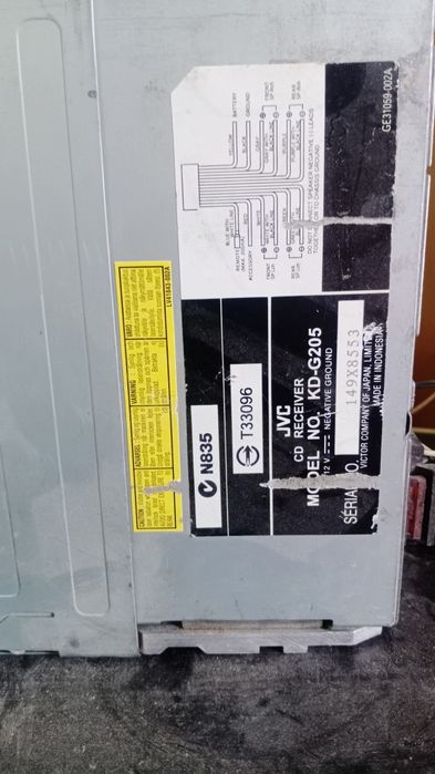 Автомагнитола JVC original