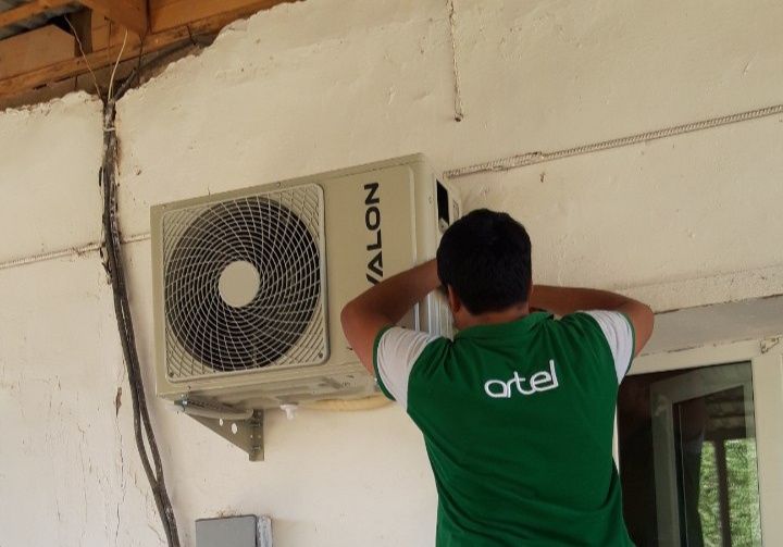 Установка кондиционер