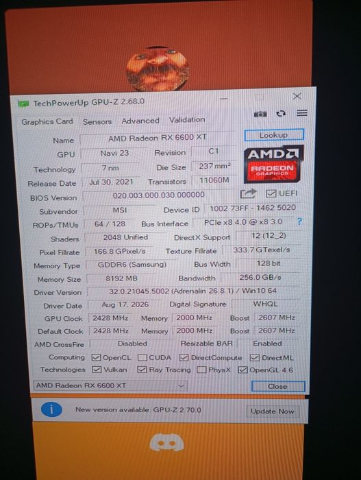 RX 6600 XT Gaming X 8G