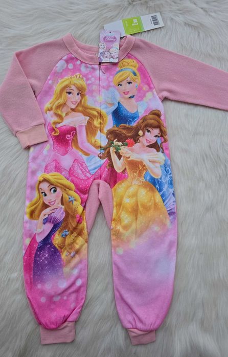 Детска пижама гащеризон Принцеси 18-24 месеца - НОВА