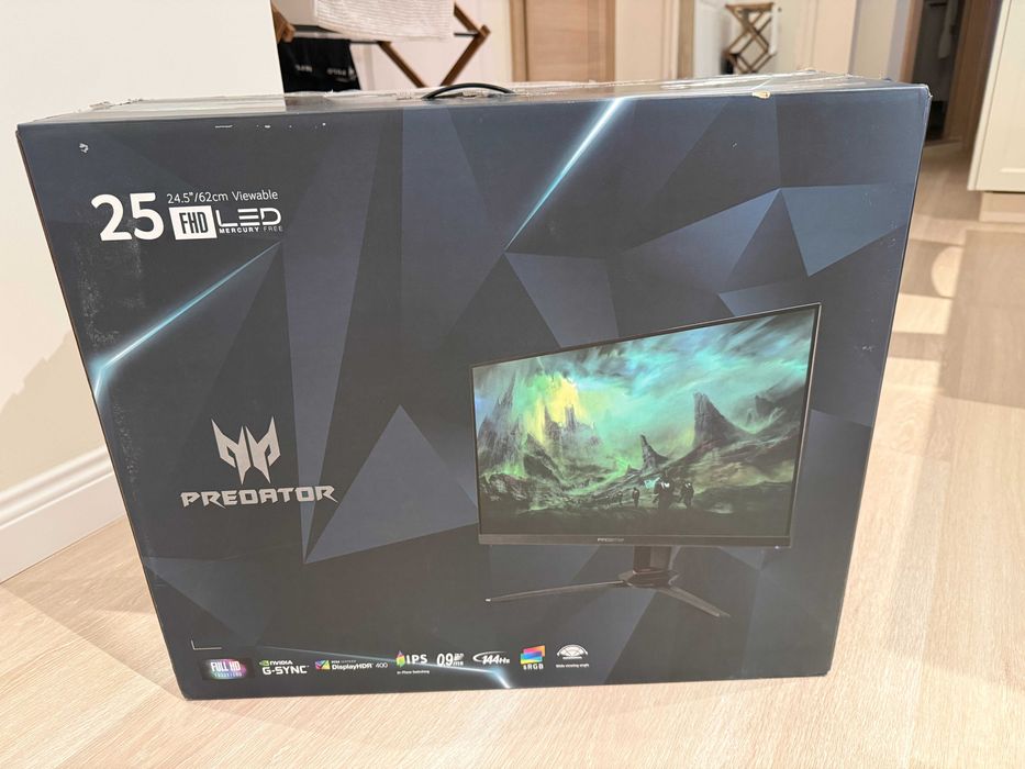 Геймърски монитор Acer Predator 24.5" IPS 144Hz G-SYNC