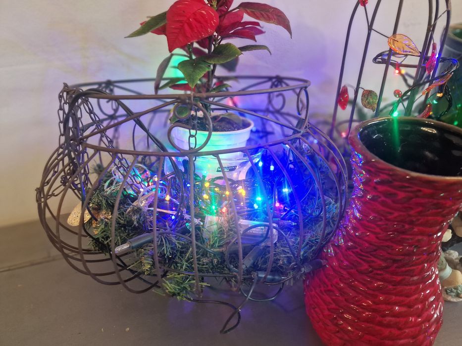 Винтидж коледни  поставки за елха в отлично състояние