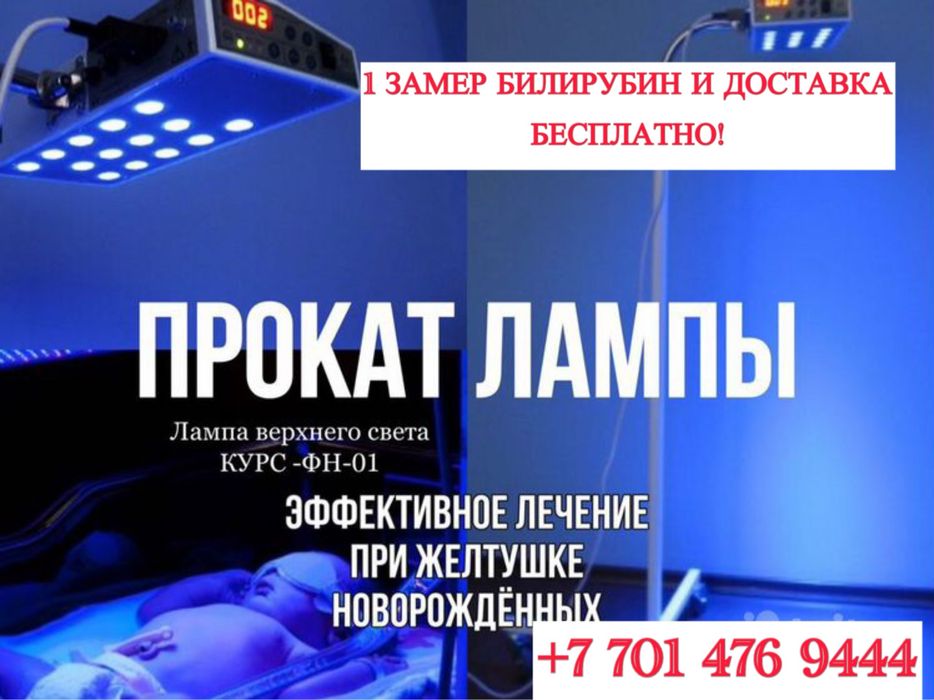 Прокат Фотолампа Лампа От Желтушки Желтухи Билирубина Доставка ТЕГІН