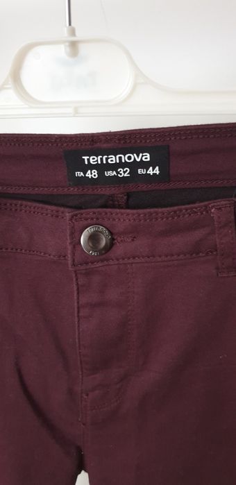 Pantaloni Terranova vișiniu – NOI, mărimea 44 (IT 48 / US 32)