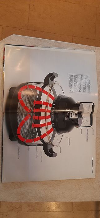 AIRFRYER - Oală de gătit cu aer cald, semiprofesionala .