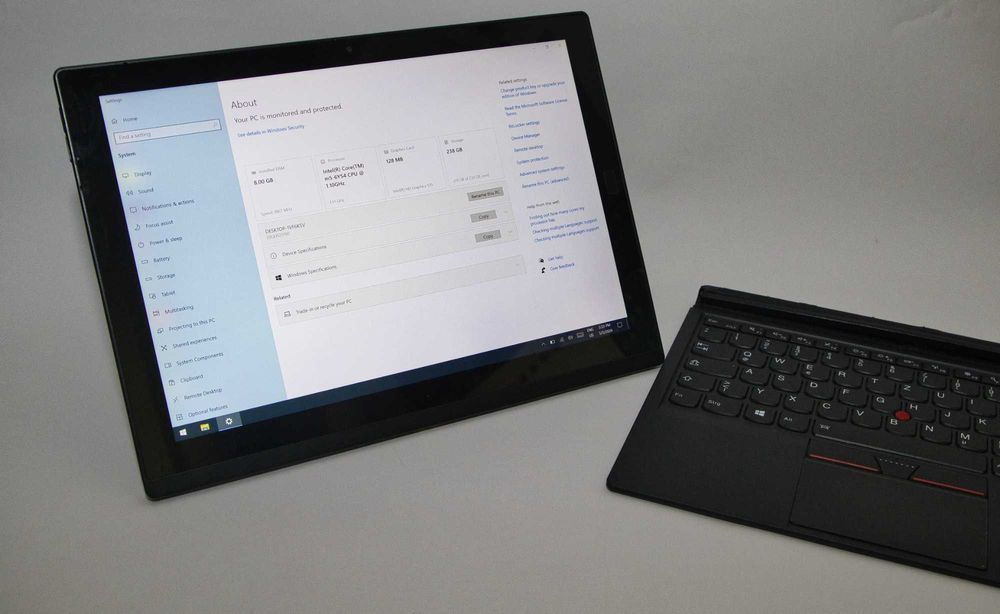 Лаптоп/Таблет Lenovo ThinkPad X1 Tablet, 8GB ,12" 2160x1440