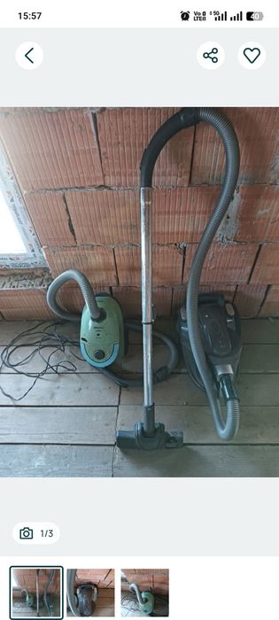 Vand aspirator functionabil cu sac are un singurica defect estetic nu se inchide capacul la El Pret cu acesori 80 Roni trimit si in tara