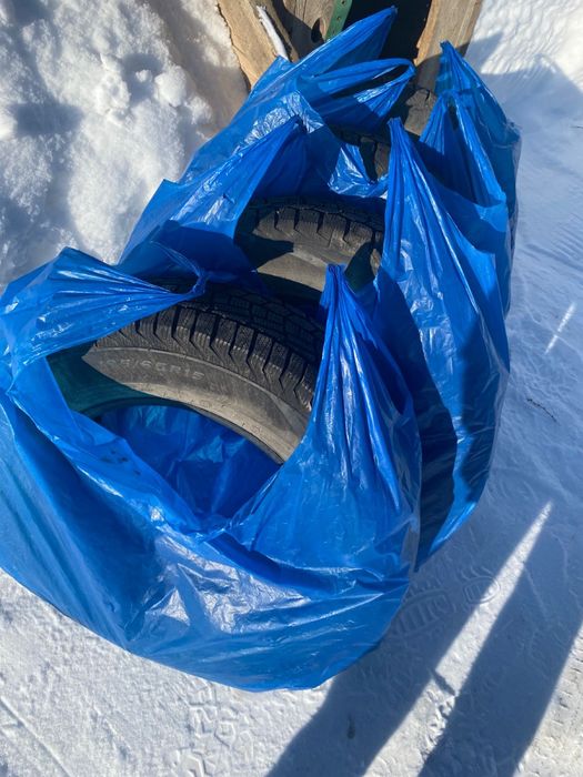 Зимние шины / 15 размер / 195 / липучка